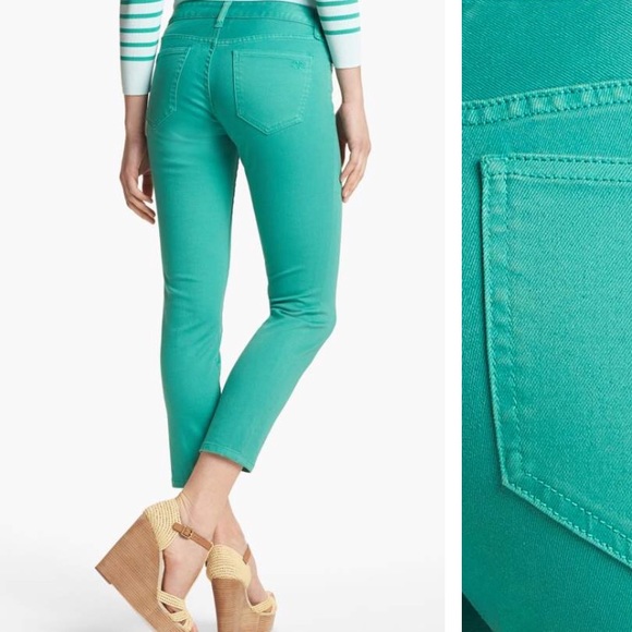 tory burch alexa cropped skinny jeans